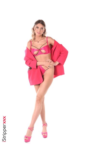 Fanta Sie in Under A Rose Jacketas a nude girl