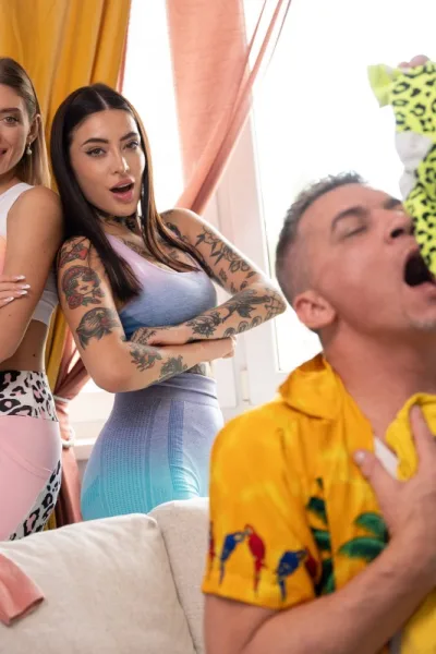 Fanta Sie, Steve Q, Tabatha Lust in threesome hardcore action Image #17